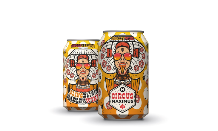 Maximus bling bling barley wine blikken